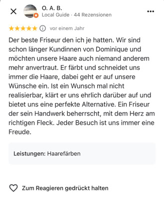 5 sterne Bewertung  oab